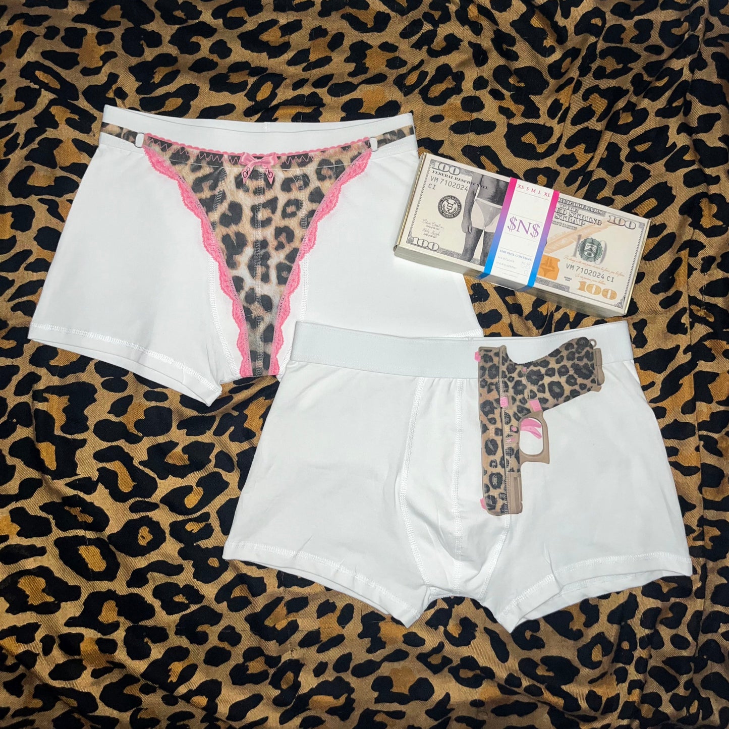 Leopard String n Strap Pack
